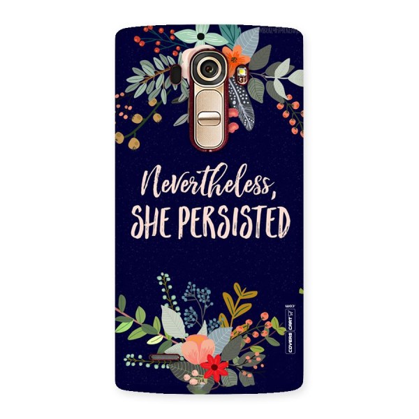She Persisted Back Case for LG G4
