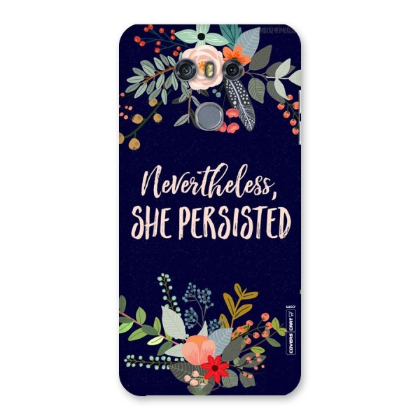 She Persisted Back Case for LG G6