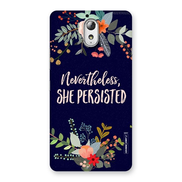 She Persisted Back Case for Lenovo Vibe P1M