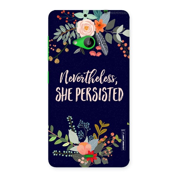 She Persisted Back Case for Lumia 535
