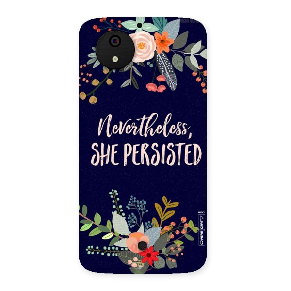 She Persisted Back Case for Micromax Canvas A1