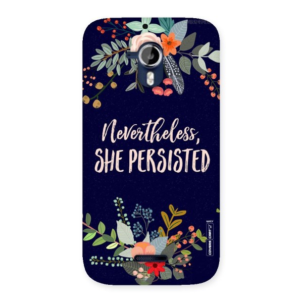 She Persisted Back Case for Micromax Canvas Magnus A117
