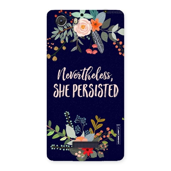 She Persisted Back Case for Micromax Unite 3