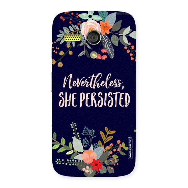 She Persisted Back Case for Moto G