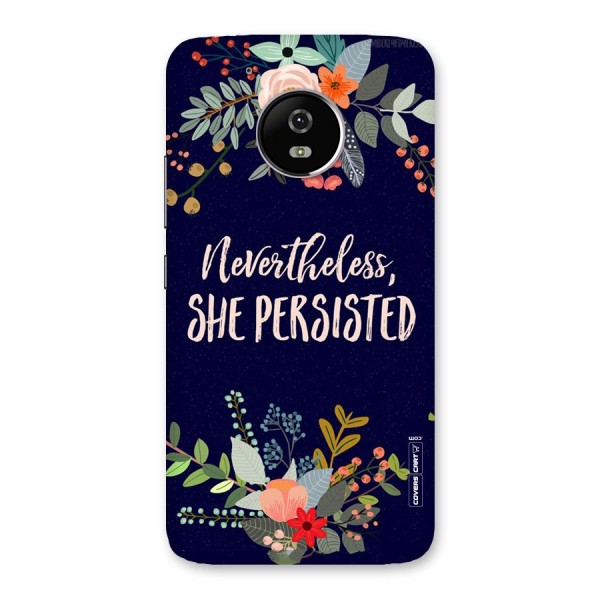 She Persisted Back Case for Moto G5