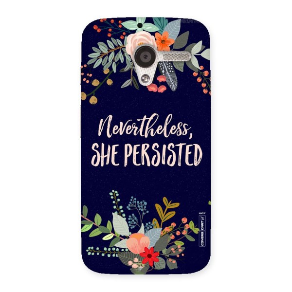 She Persisted Back Case for Moto X