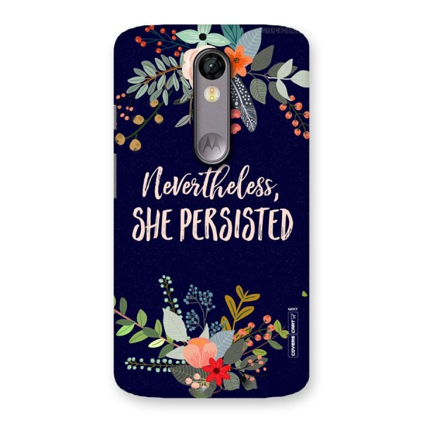 She Persisted Back Case for Moto X Force
