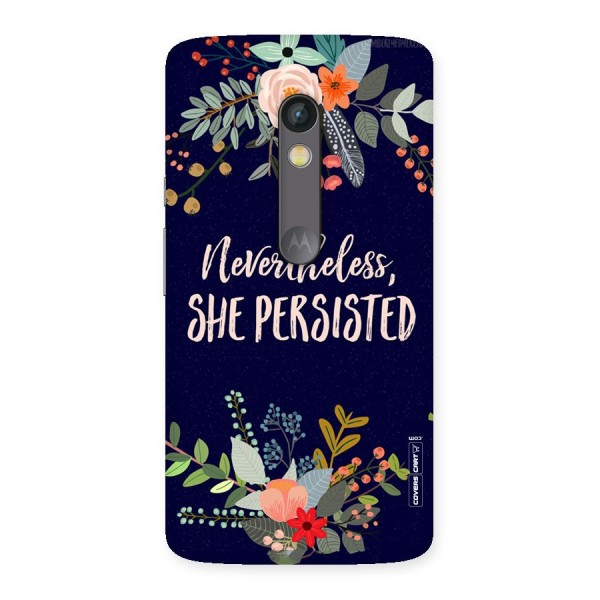 She Persisted Back Case for Moto X Play