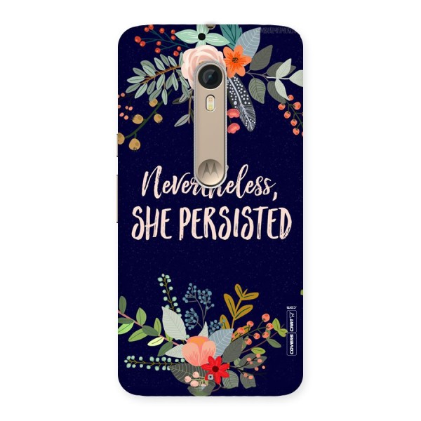She Persisted Back Case for Motorola Moto X Style