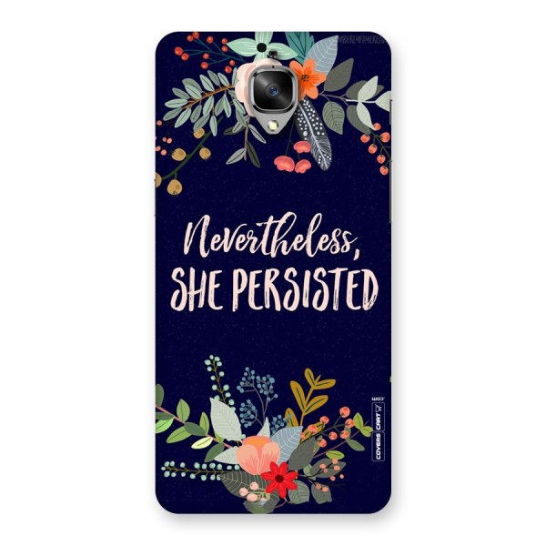 She Persisted Back Case for OnePlus 3