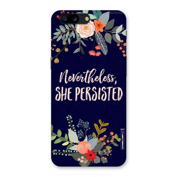 She Persisted Back Case for OnePlus 5
