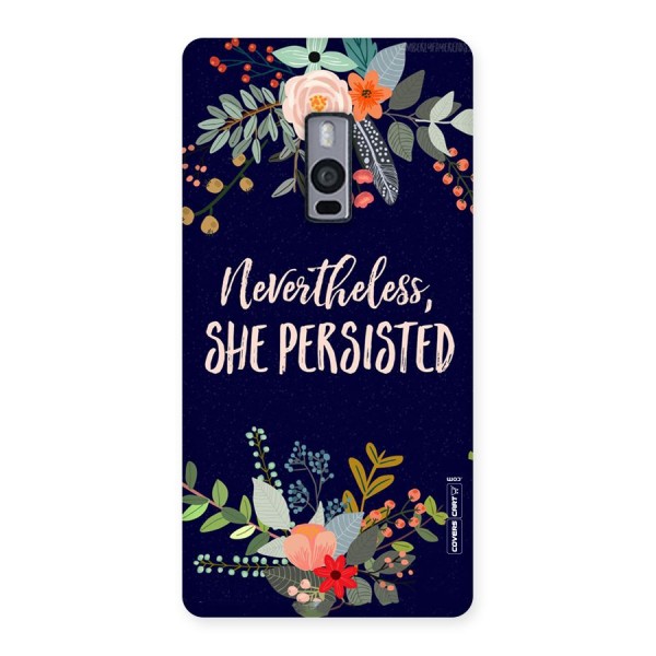 She Persisted Back Case for OnePlus Two