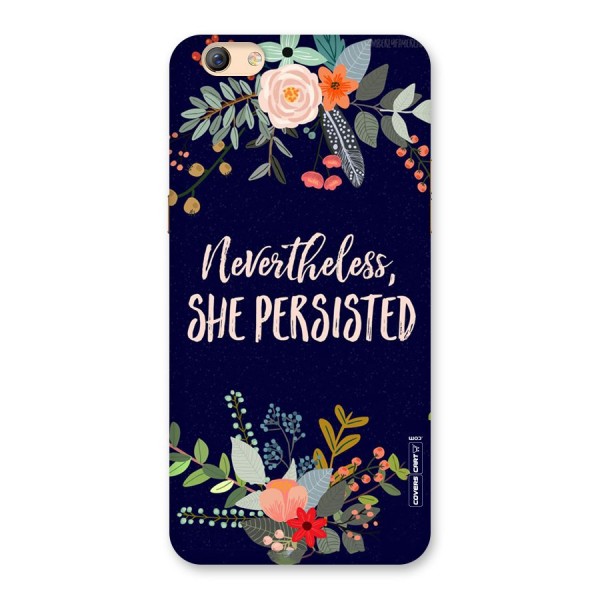 She Persisted Back Case for Oppo F3 Plus