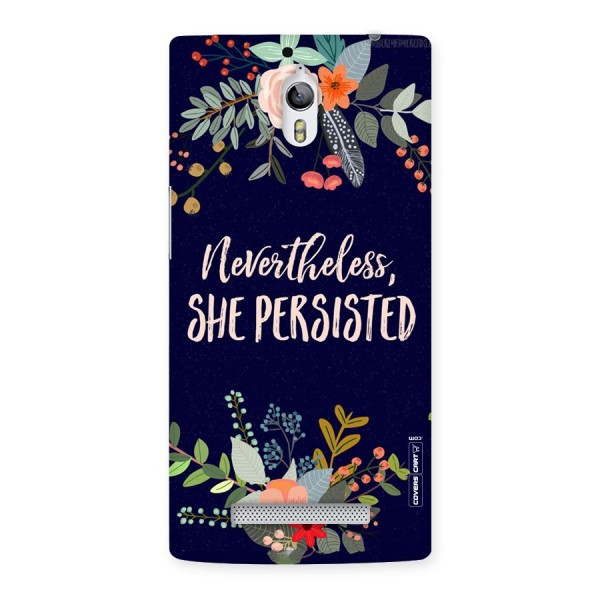 She Persisted Back Case for Oppo Find 7