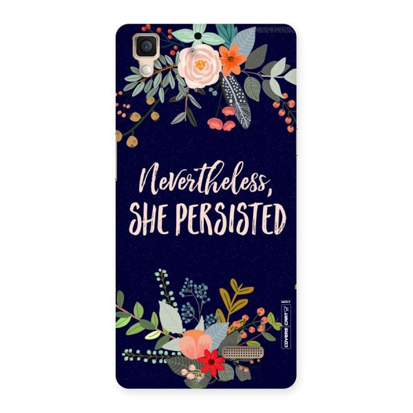 She Persisted Back Case for Oppo R7