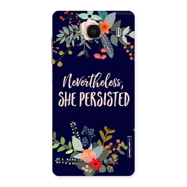 She Persisted Back Case for Redmi 2