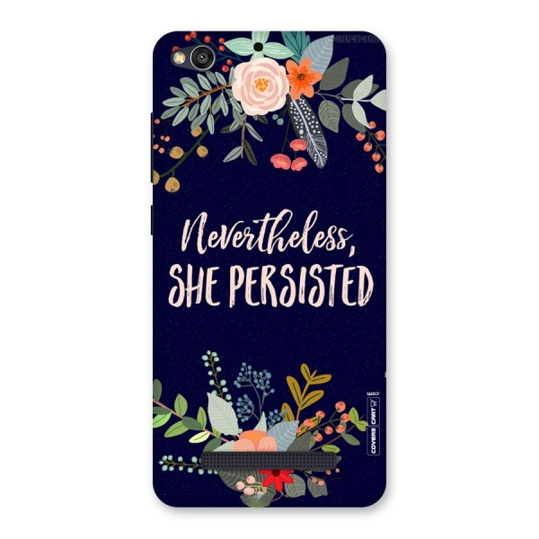 She Persisted Back Case for Redmi 4A