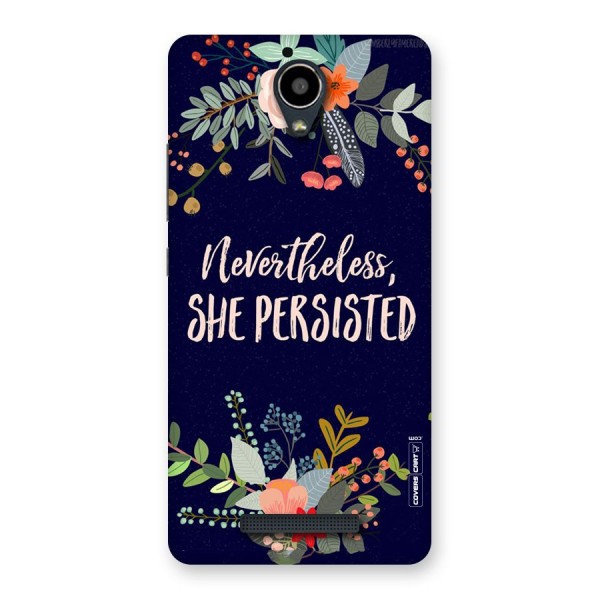 She Persisted Back Case for Redmi Note 2