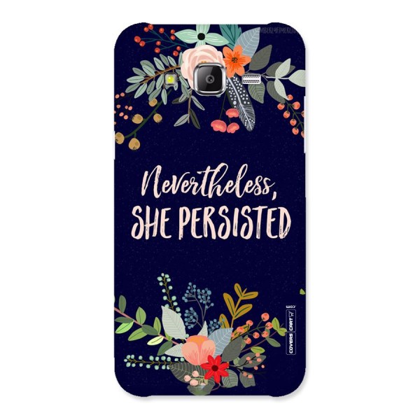 She Persisted Back Case for Samsung Galaxy J2 Prime