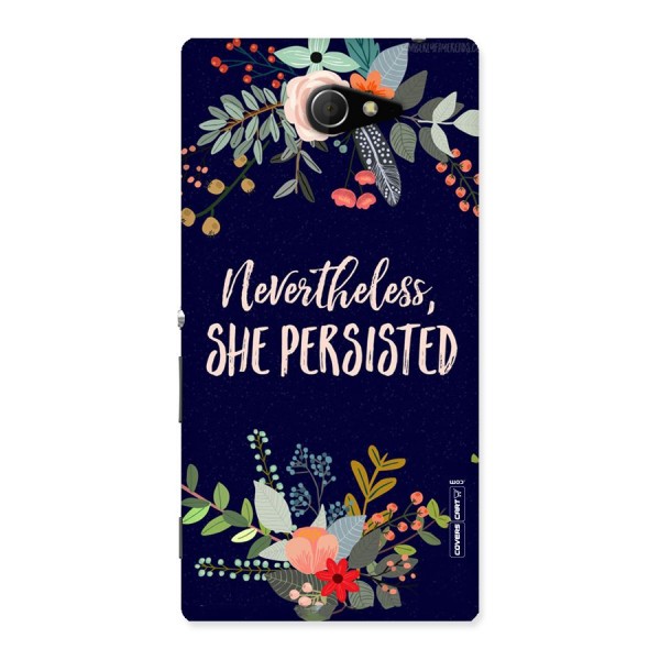 She Persisted Back Case for Sony Xperia M2
