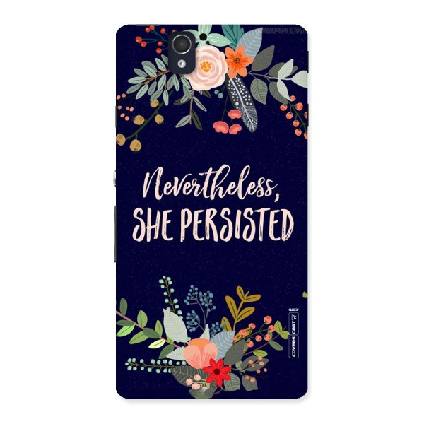 She Persisted Back Case for Sony Xperia Z