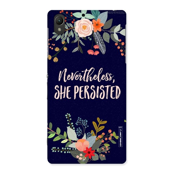 She Persisted Back Case for Sony Xperia Z2