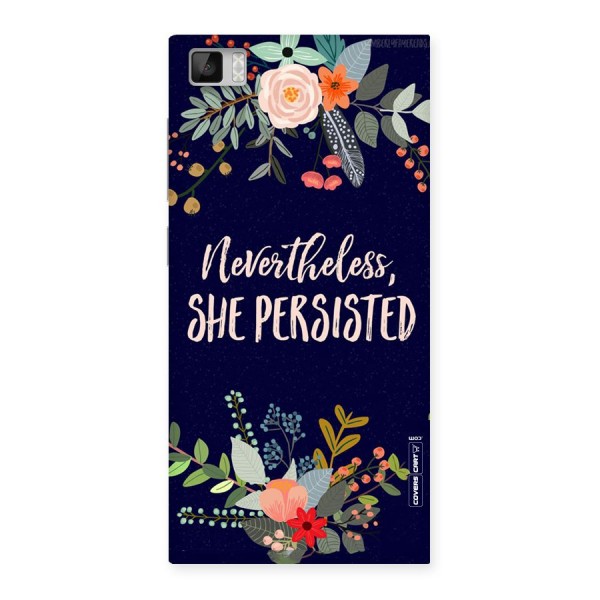 She Persisted Back Case for Xiaomi Mi3