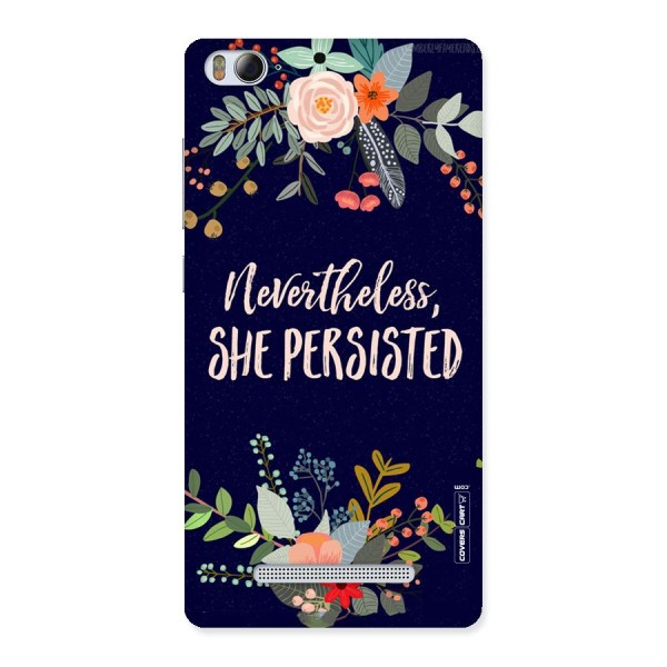 She Persisted Back Case for Xiaomi Mi4i