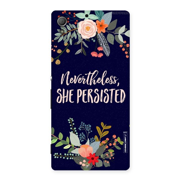 She Persisted Back Case for Xperia Z3 Plus