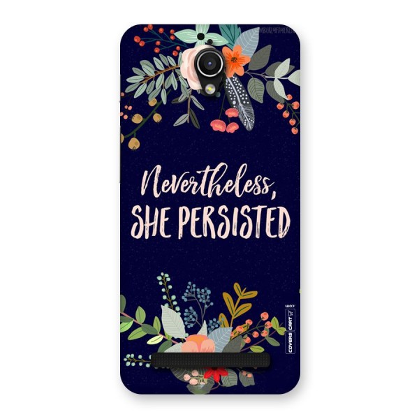 She Persisted Back Case for Zenfone Go