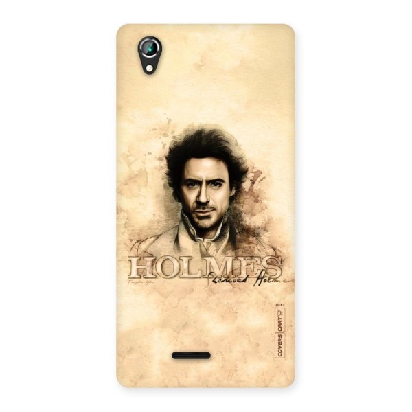 Sherlock Holmes Fan Art Back Case for Lava Iris 800