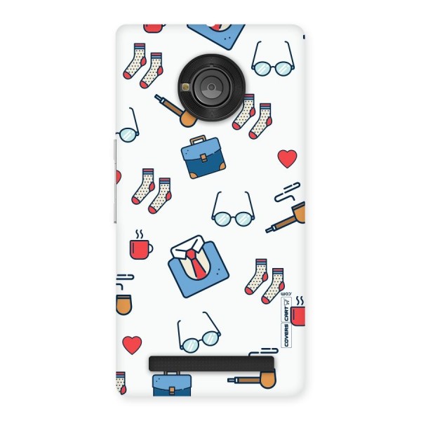 Shirt Spectacles Pattern Back Case for Yu Yunique