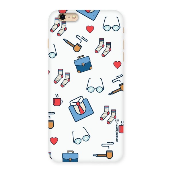 Shirt Spectacles Pattern Back Case for iPhone 6 Plus 6S Plus