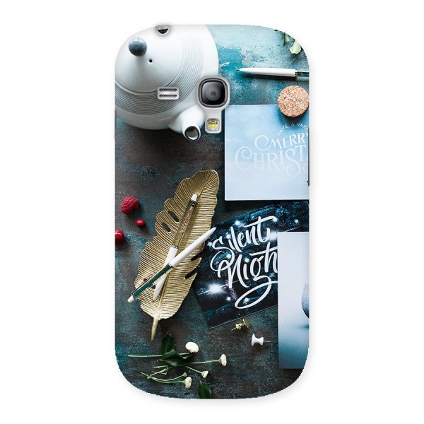 Silent Night Celebrations Back Case for Galaxy S3 Mini