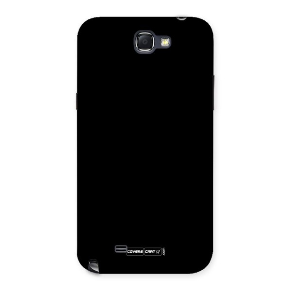 Simple Black Back Case for Galaxy Note 2