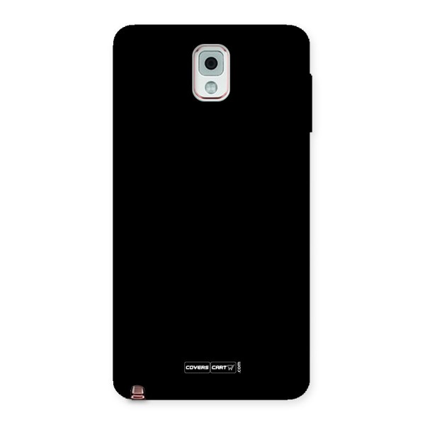 Simple Black Back Case for Galaxy Note 3