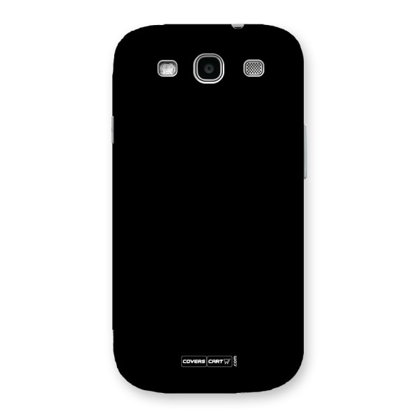 Simple Black Back Case for Galaxy S3