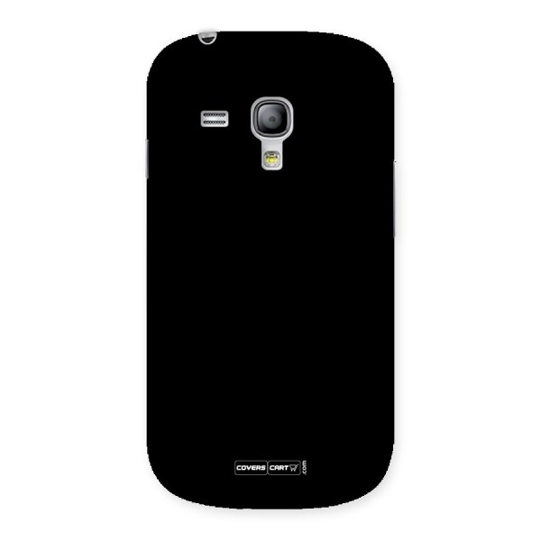 Simple Black Back Case for Galaxy S3 Mini