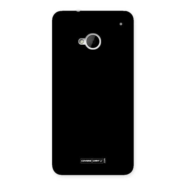 Simple Black Back Case for HTC One M7
