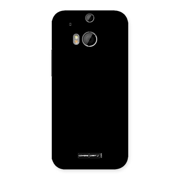 Simple Black Back Case for HTC One M8