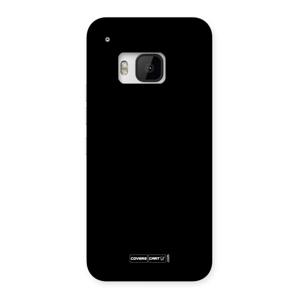 Simple Black Back Case for HTC One M9