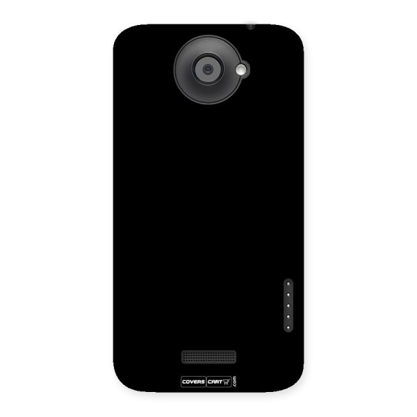Simple Black Back Case for HTC One X