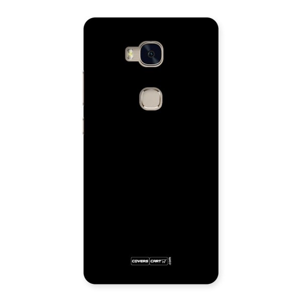 Simple Black Back Case for Huawei Honor 5X