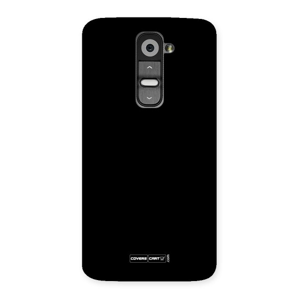 Simple Black Back Case for LG G2