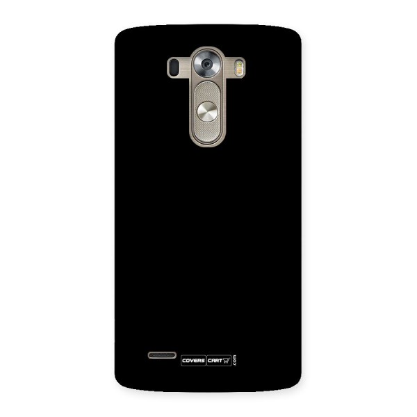 Simple Black Back Case for LG G3