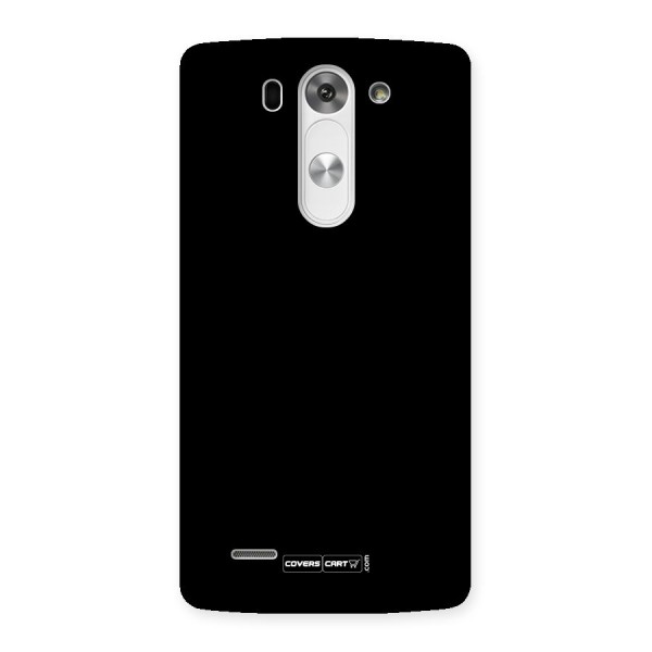 Simple Black Back Case for LG G3 Mini