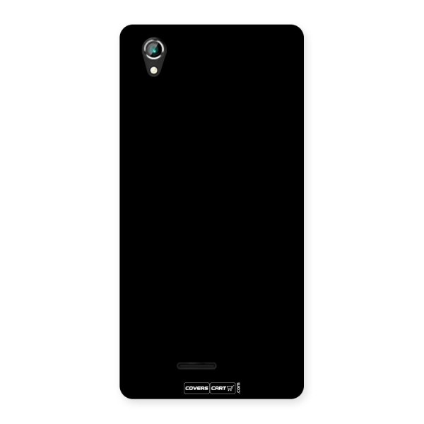 Simple Black Back Case for Lava Iris 800