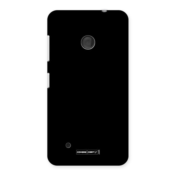 Simple Black Back Case for Lumia 530