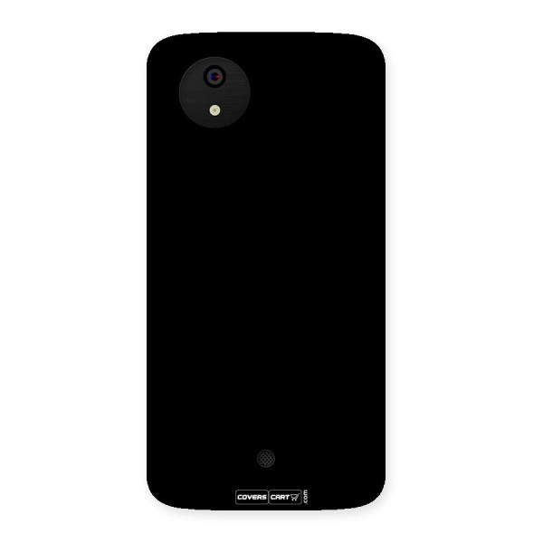 Simple Black Back Case for Micromax Canvas A1