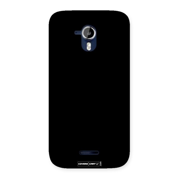 Simple Black Back Case for Micromax Canvas Magnus A117